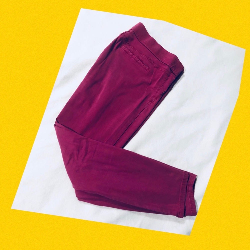 Red/violet (fuchsia) ankle pants size 12